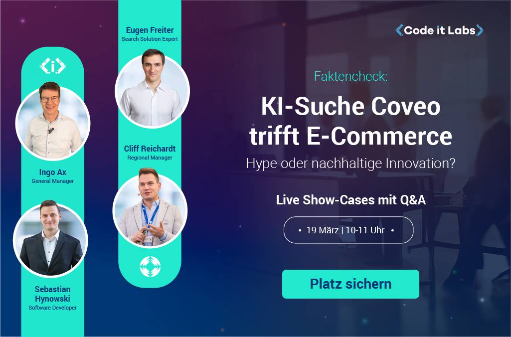 Live-Demo: KI-Suche Coveo trifft E-Commerce